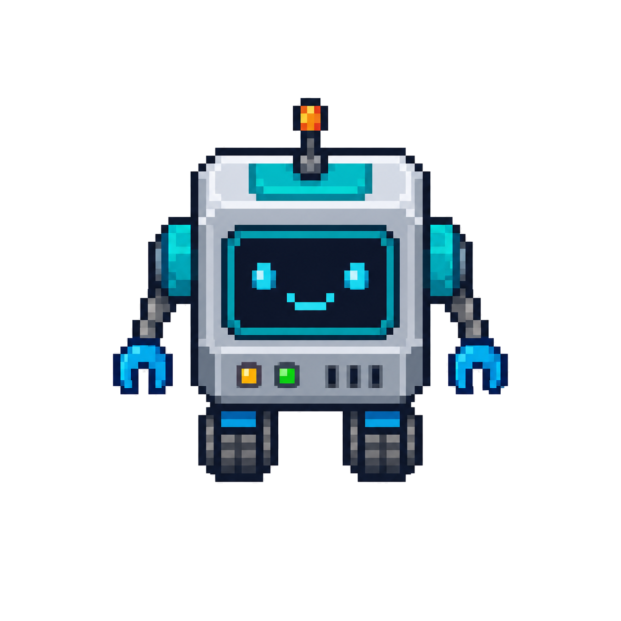Robot collecting stars