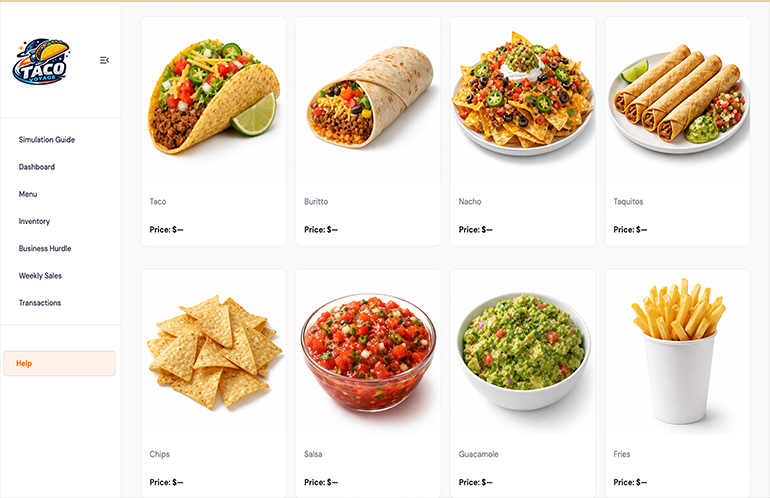 Taco Voyage Business Simulation