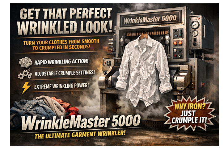 Wrinkle Machine Ad Example 3