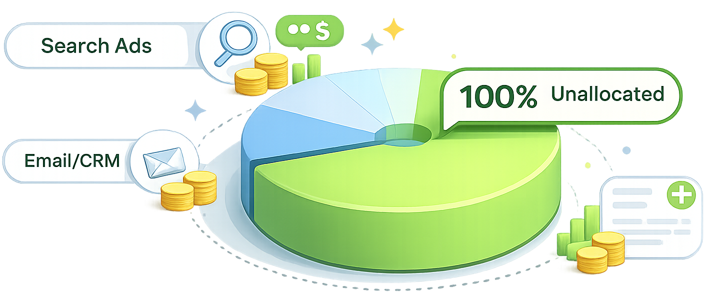 Unallocated budget illustration